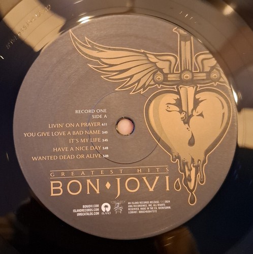 Bon Jovi–Greatest Hits- Vinyl 2LP Compilation Gatefold 2024 NEW SEALED *ITEM - Picture 3 of 7
