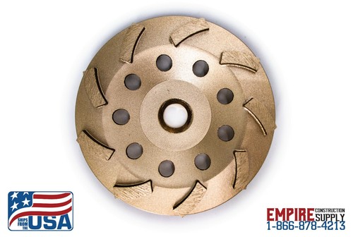 Bosch - 5 In. Double Row Segmented Diamond Cup Wheel for Concrete