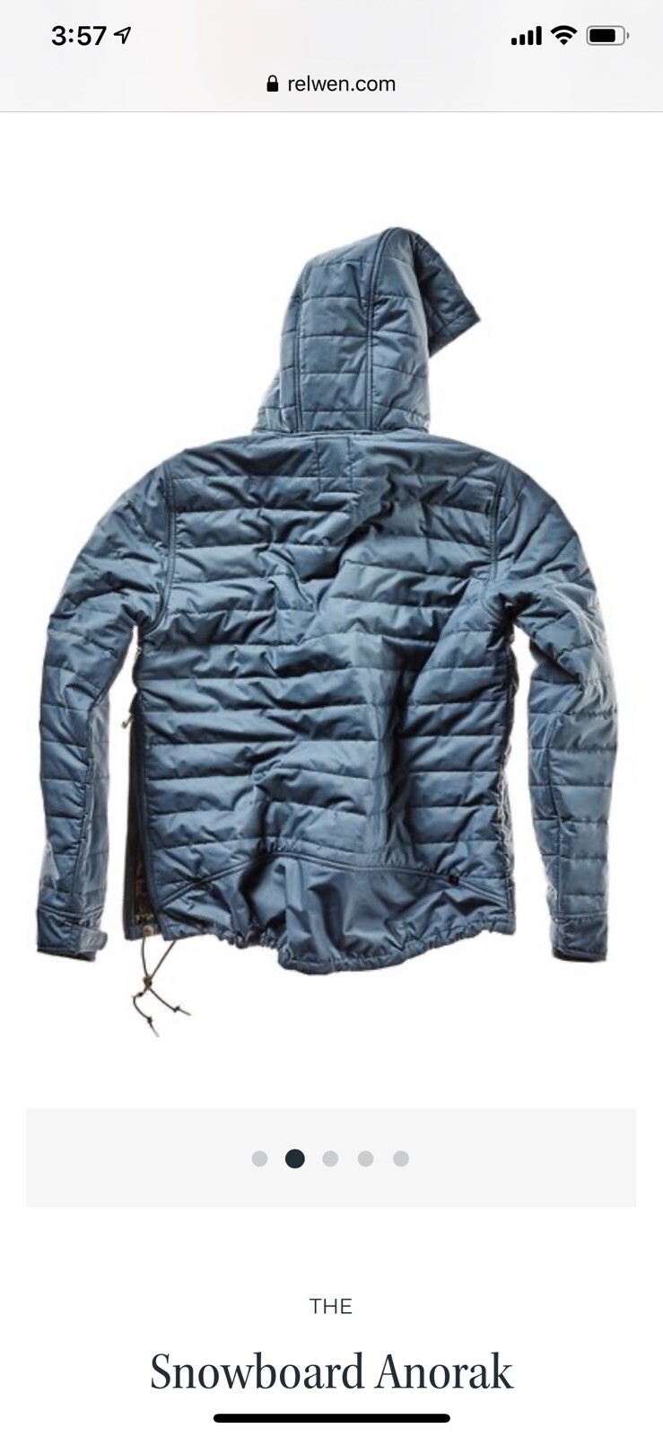 dc rampart anorak snowboard jacket