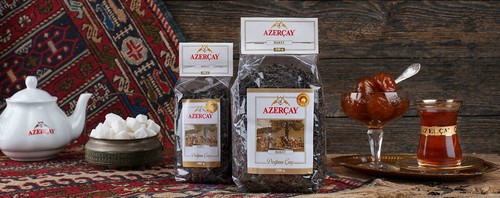 1000 g té negro - Azercay Buket hoja grande té azerbaiyano - embalaje de papel de aluminio transparente - Imagen 1 de 1