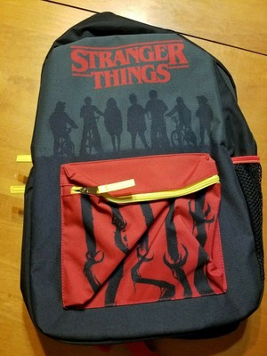 stranger things red backpack
