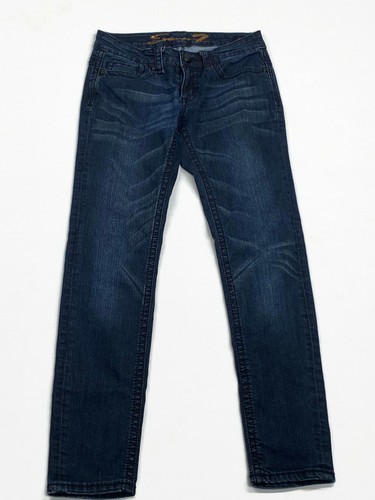 SEVEN 7 for All Mankind Da Donna Lavaggio Scuro Gamba Dritta Jeans Slim Fit  Taglia: 27 x 30 | eBay