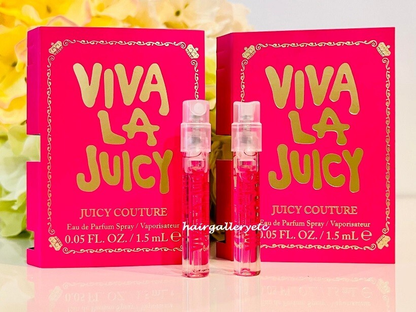 2 Juicy Couture Viva La Juicy Eau de Parfum 1.5 ml Sampler Vial