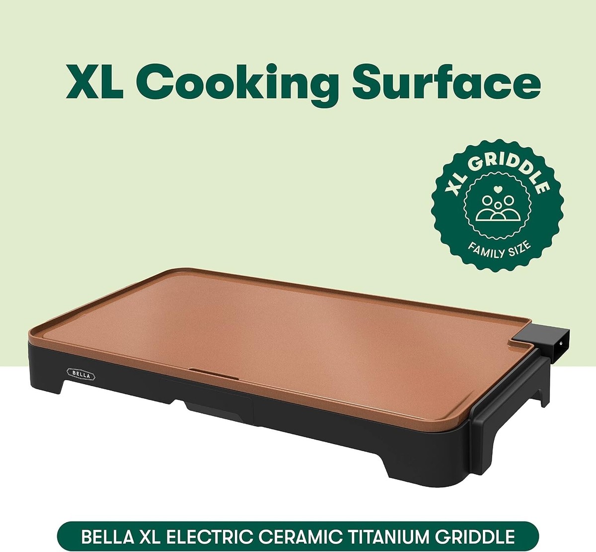 Ceramic Electric Griddle Cover For Bella Electric Griddle, 420D