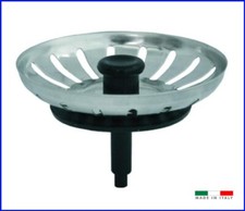 Tappo per lavello cucina universale lavabo lavandino a scatto per piletta basket