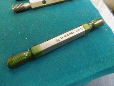 USA Go No Go Thread Plug Gage Set   7/16''-14 US STD