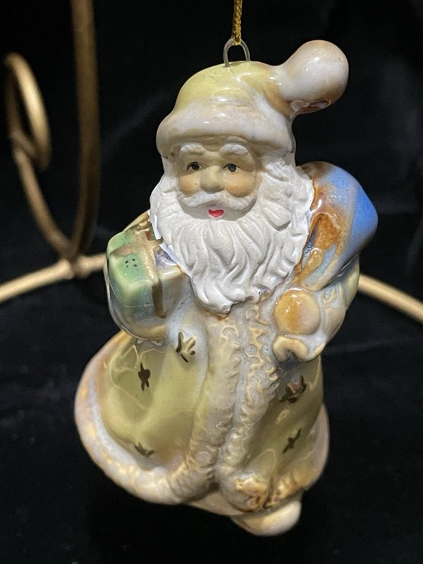 Santa Bell Christmas Ornament 