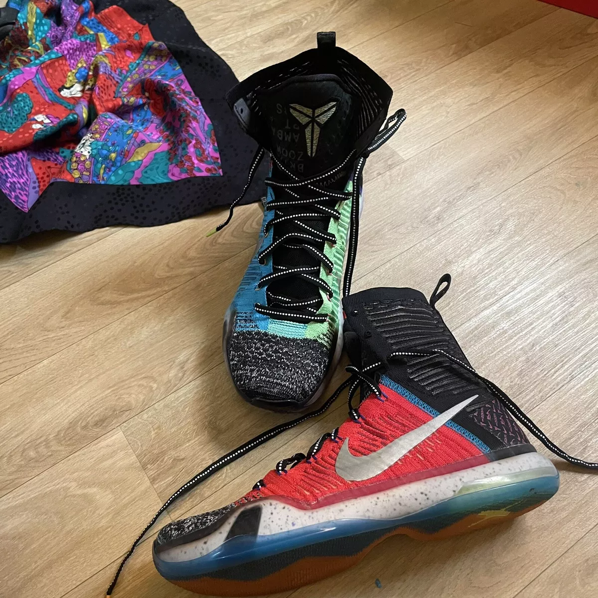 Nike Kobe 10 Elite High What the SNEAKERS shoes 2015 Size 14