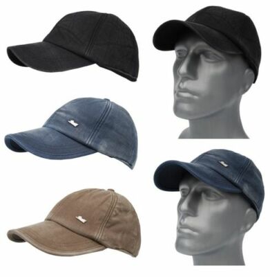 Cool4 MENS CANVAS JEANS BASEBALL CAP WINTER Baseball Trucker Cap WBASE03