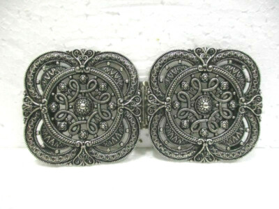 Boucle De Ceinture Vintage En Métal Ouvragé - Pour Homme - Occasion