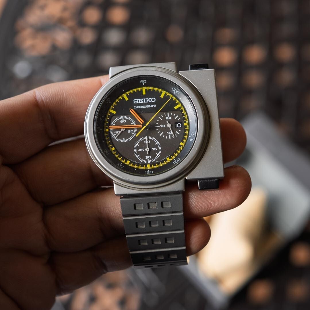 Rare Limited Seiko Giugiaro Alien Ripley SEIKO SCED035 good