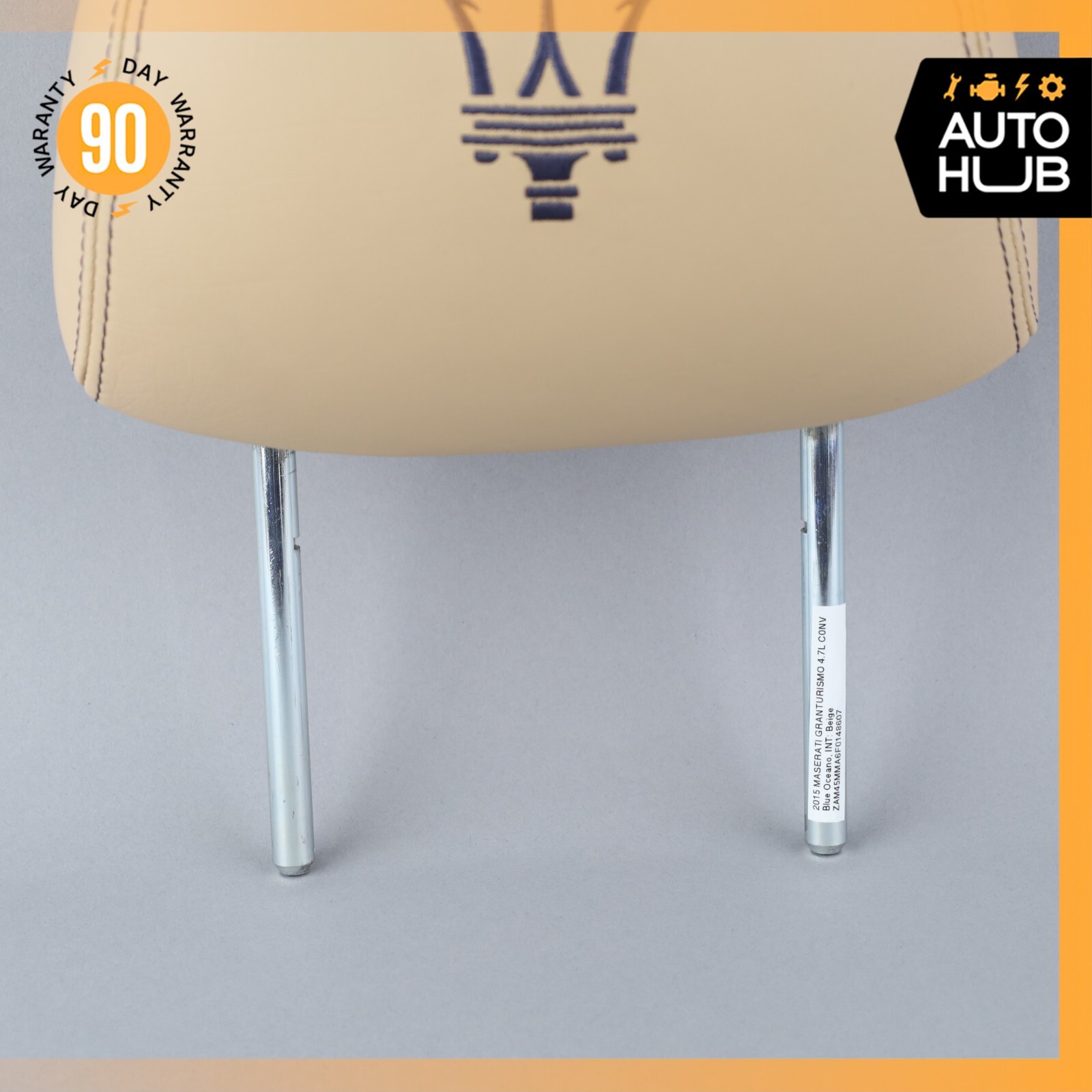08-16 Maserati GranTurismo M145 Front Right or Left Seat Headrest Head Rest OEM