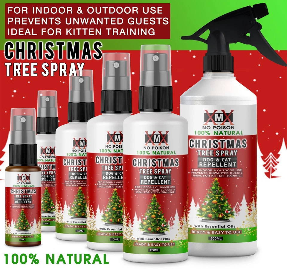 Christmas Tree Green Artificial Xmas Tree Spray Dog & Cat Essential Oil Fragranc
