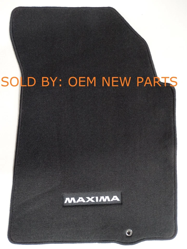 New OEM Black Floor Mats Nissan Maxima 2016-2023 T99E2-4RA1C 4 piece Genuine Set Foto 3 de 4