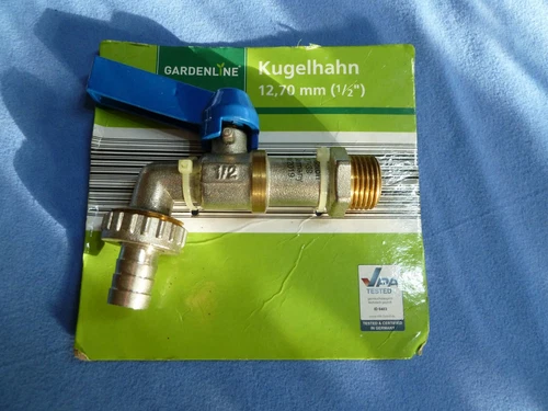 Wasserhahn Kugelhahn Absperrhahn Auslaufhahn 1/2"