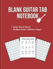 Blank Guitar Tab Notebook Music Paper Sheet for Guitar with Blank Chord Diagr...