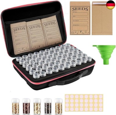 Rigute 60 Slots Saatgut Aufbewahrungsbox, Samen Organizer,Seed Storage |  eBay.de