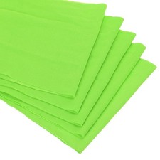 25Pcs 14x5" Stretch Chair Sashes Bow Sash Elastic Chair Band Sashes Green