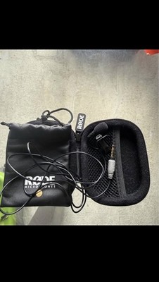 Rode Black Lavalier/Lapel Microphone 3.5mm (1/8 in) TRS Wired w/ Pouch