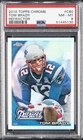 2010 TOPPS CHROME REFRACTOR #C80 TOM BRADY PSA 8