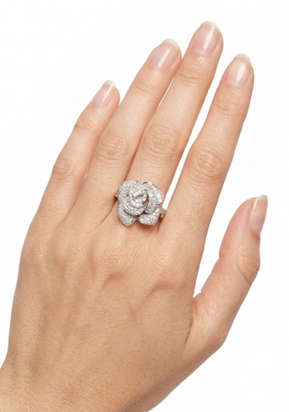 Anillo Flor De Hielo