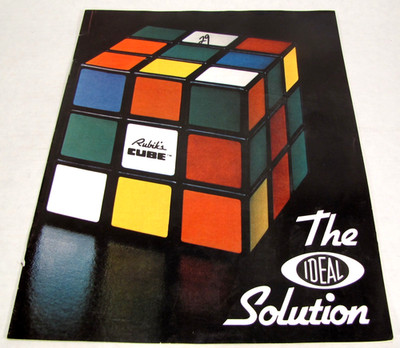1981 Rubiks Cube The Solution Booklet Ideal Toy Corporation How To Solve
