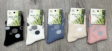 5 Pack Unisex 35-38 US 5-7 Bamboo Socks Multicolor No Show Ankle Low Cut Socks