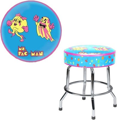Official Ms. Pac-Man Arcade Game Bar Stool   19''