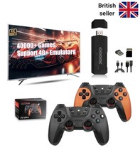 Game Stick 64g X2 Ultra 4K UHD HDMI Microconsole WiFi, 2 Wireless Controllers