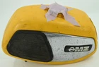 Vintage MZ Motorcycle Gas Petrol Tank Yellow/Silver/Black