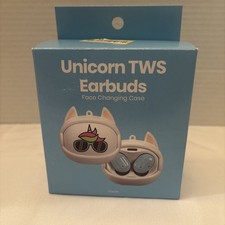 Wireless Earbuds Unicorn TWS Bluetooth Face Changing Case USB-C 5hr Battery