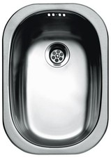 Evier de Cuisine 29,5x41,5cm Inox Évier Encastré E29 Ab 30cm Cabinet Sans Trou