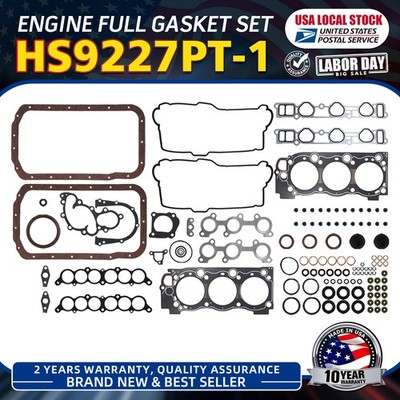 OEM Quality HS9227PT-1 Engine Full Gasket Set For 1995-1998 Toyota T100 3.4L