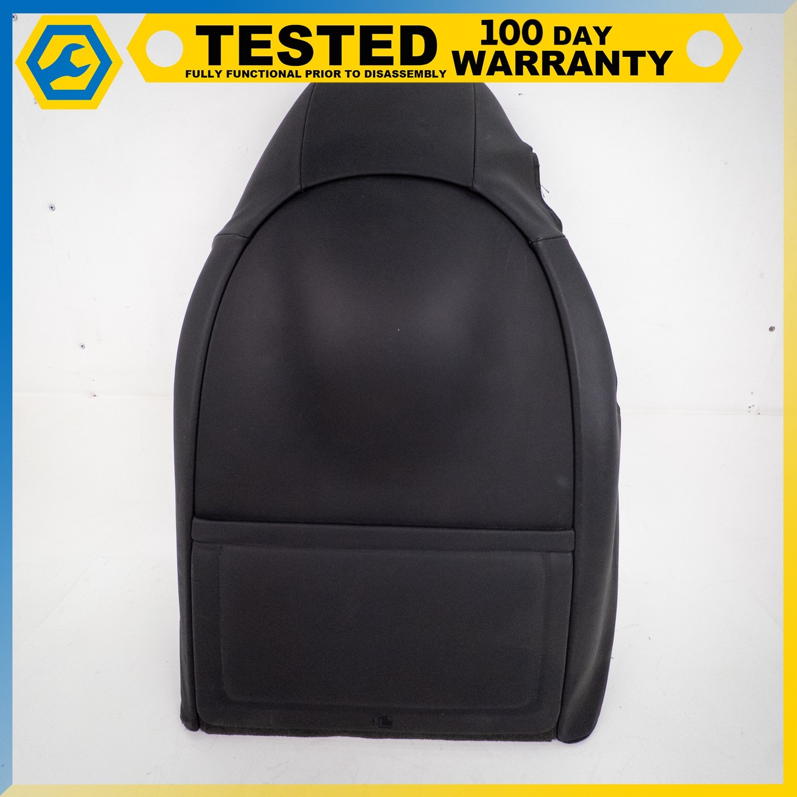 03-13 BENTLEY CONTINENTAL GT FRONT RIGHT SIDE SEAT UPPER BACK CUSHION BLACK OEM
