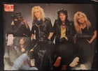GUNS N ROSES Vintage Double Side Poster HARD ROCK Axl Rose Slash