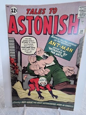 TALES TO ASTONISH #38 - NICE FN+ 6.5 - EARLY ANT-MAN - 1962 - LOW $279 B.I.N. !