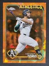 2024 Topps Chrome Update Orange Sapphire #USCS85 Abraham Toro 22/25
