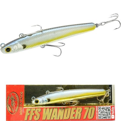 LUCKY CRAFT FFS Wander 70 - 580 MH Chartreuse Shad