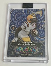 2026 Wild Card Just The Hits Aaron Anderson Rookie Groovin #d 1/5 LSU. rookie card picture