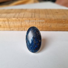 Natural Azurite Gemstone Ring 925 Sterling Silver Wedding Gift Boho Ring PG6353