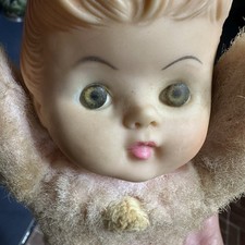 Vintage Douglas Cuddle Toy Doll Baby Girl Wit...
