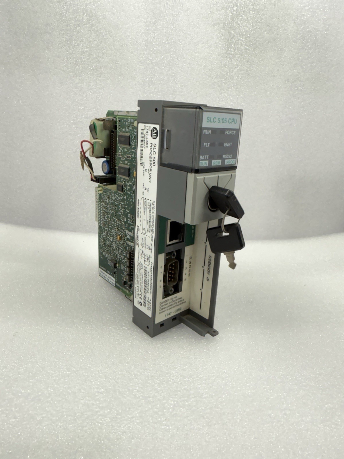 ALLEN BRADLEY 1747-L552 Ser C SLC 500 5/05 PROCESSOR  UNIT 1746-OS501 / C FRN 10