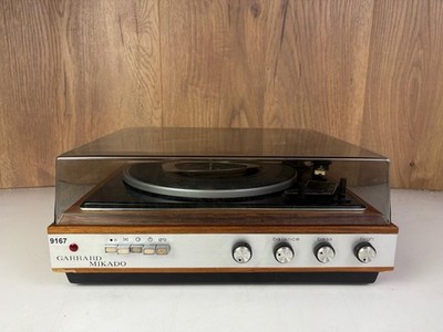 Garrard Mikado SP 25 MK III Plattenspieler Turntable Shure M44MB Element Lesen!