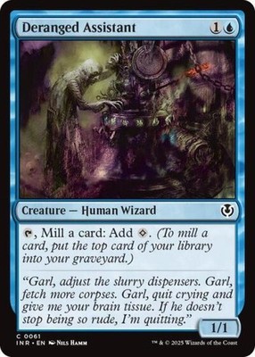 Deranged Assistant - INRE MTG - Light Play