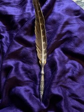 Vintage Vibe Feather Quill Decorative Ballpoint Writing Pen