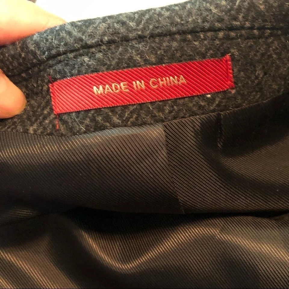 NWT! IZod wool blend coat. Size 44 short. - Image 4 of 4