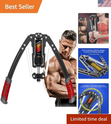 Hydraulic Arm Exerciser with 440lbs Capacity - Safe & Reliable Fitness Equipment
