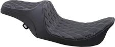 Drag Specialties Diamond Stitch Predator III Seat fits 1997-2007 Harley Touring