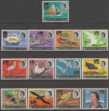 EDSROOM-23530 Pitcairn Island 72-84 MNH 1967 Complete Birds