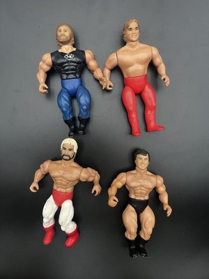 1985 AWA All Star Wrestlers Remco Lot of 4 Loose Vintage Action Figures